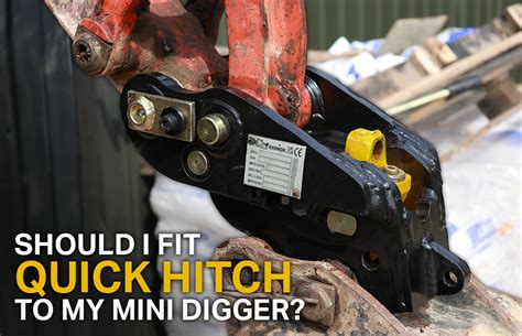 mini digger quick hitch sale|quick hitch for rhinox mini.